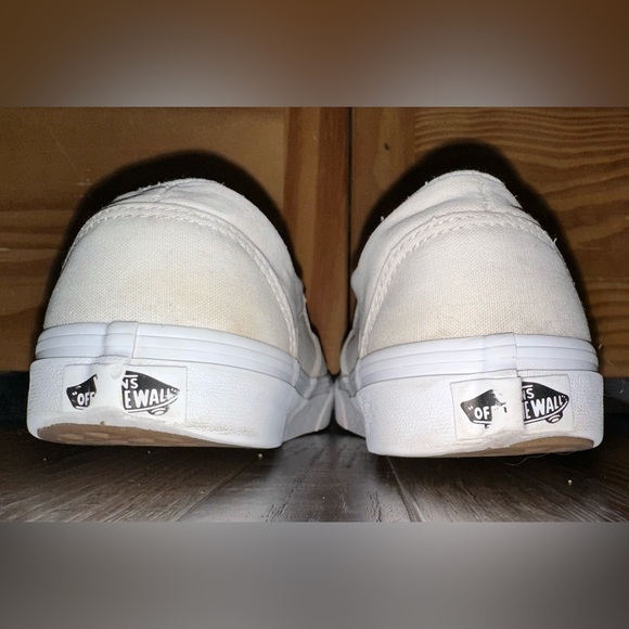 Women’s Vans, Size 8, White - Picture 2 of 3